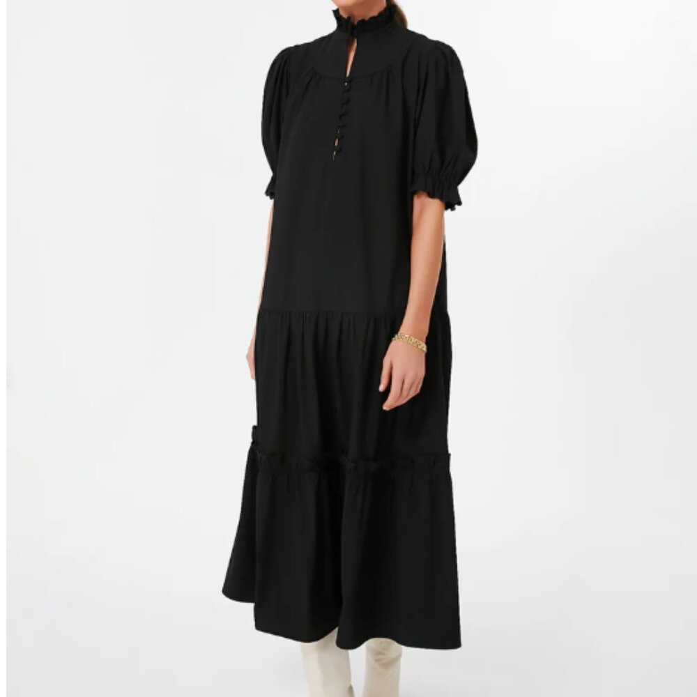 Tuckernuck Pomander Place Black Selena Maxi Dress - Large